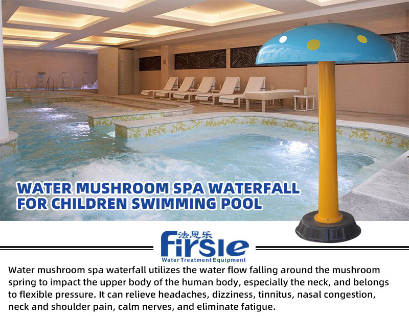 Water mushroom spa waterfall for children swimming pool(pic1)