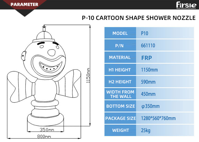 Shower Fountain Nozzle Cartoon Spa Shock Bath(pic2)