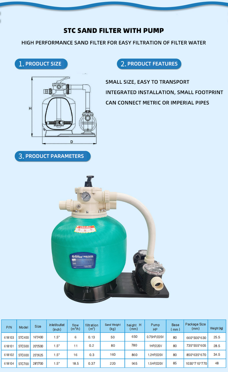 STC Sand Filter With Pump(pic5)