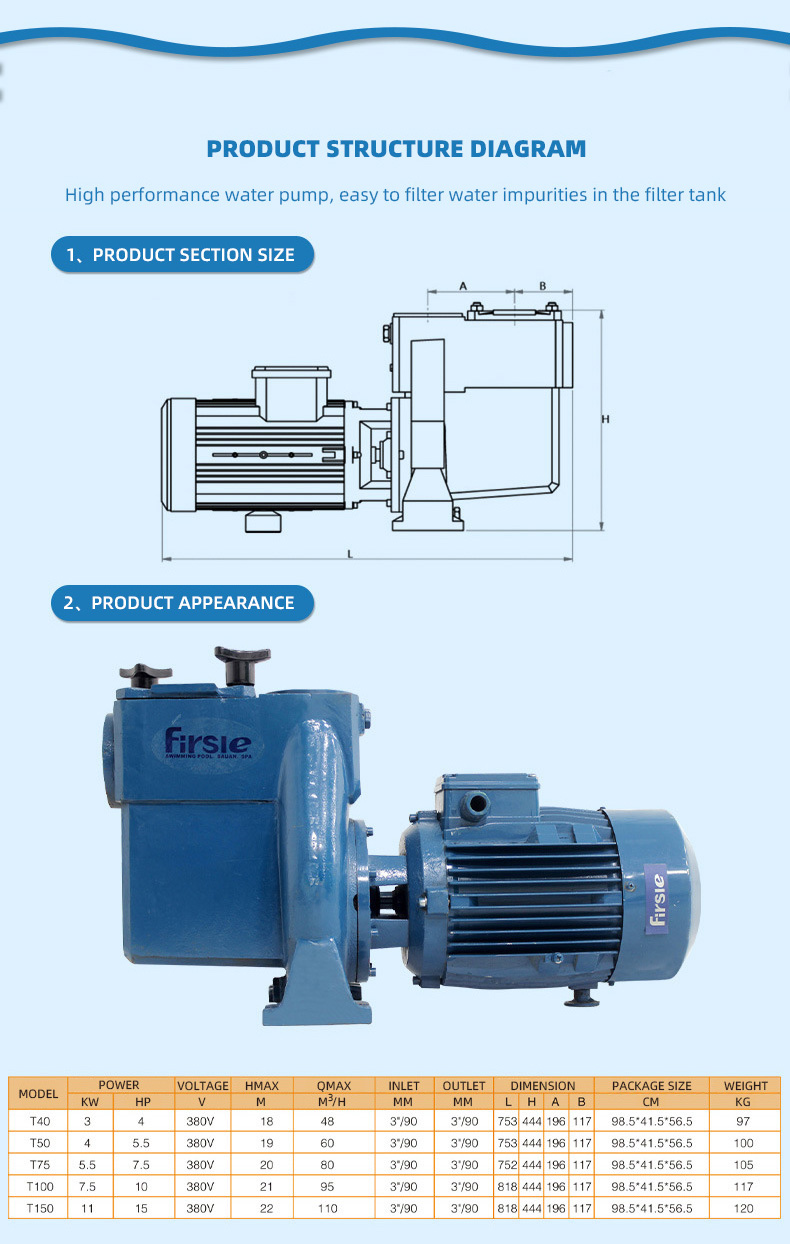 Swimming Pool Cast Iron Pump Water Pump(pic4)